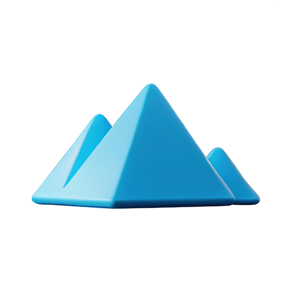Mountain 3D Illustration png