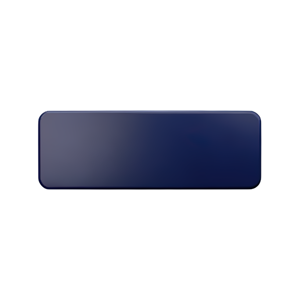 rectangle Button 3d element png