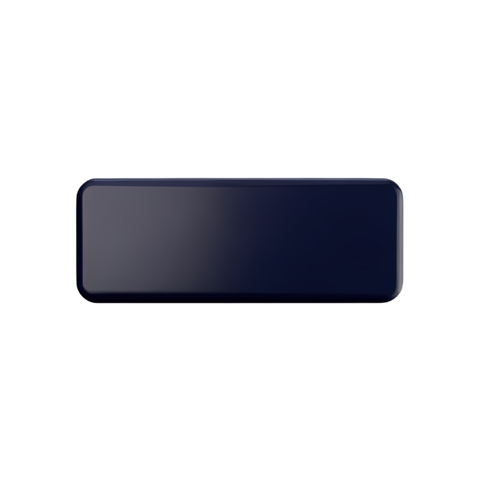 rectangle Button 3d element png