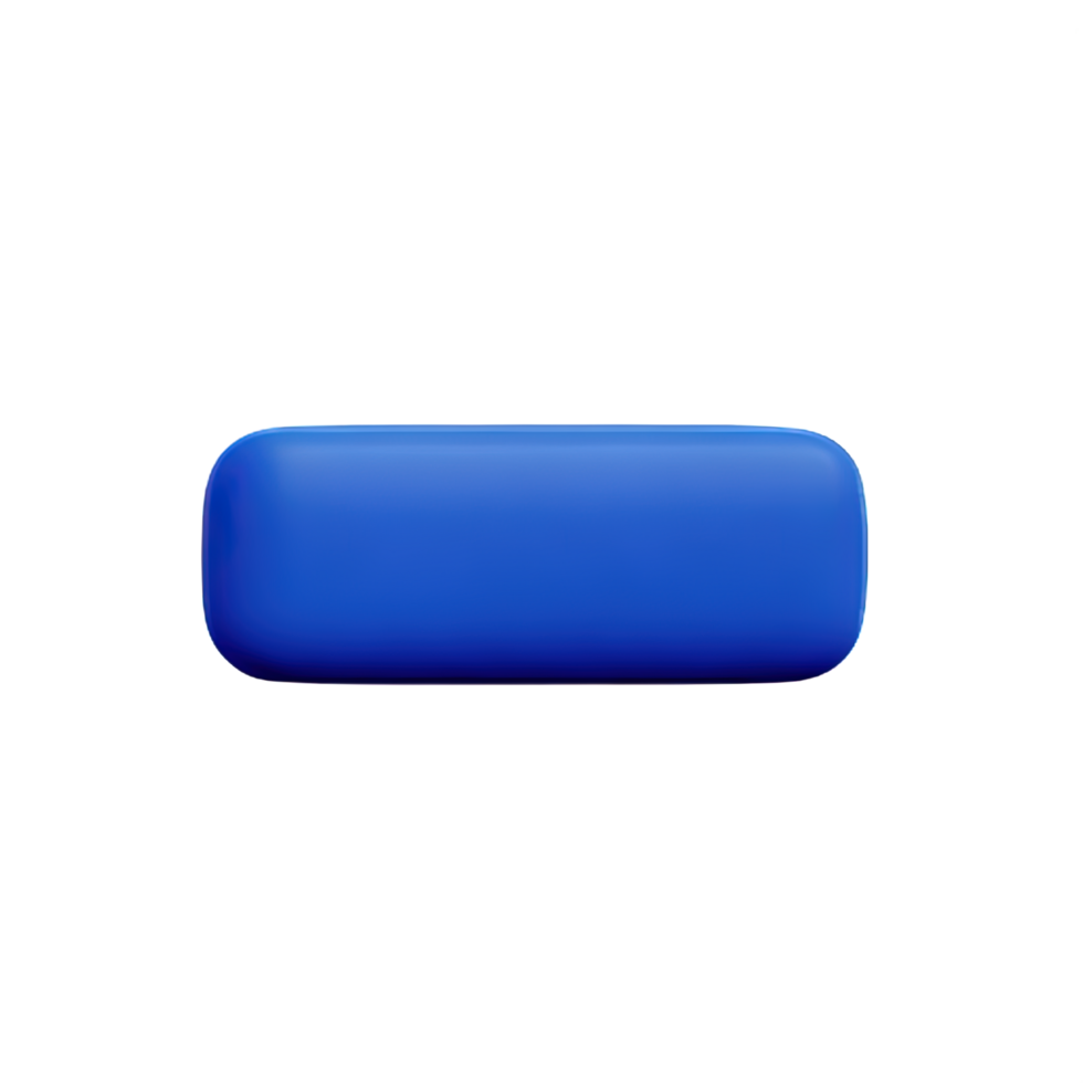 rectangle Button 3d element png