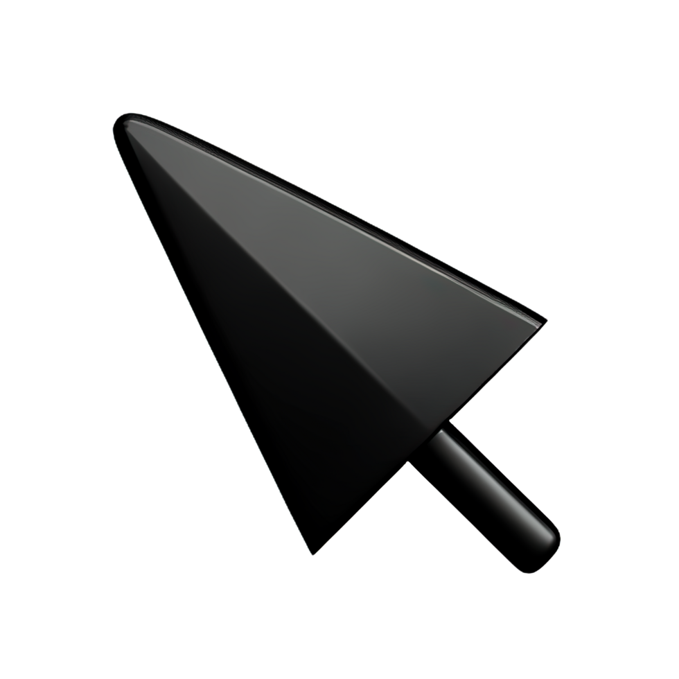 Cursor 3d element png