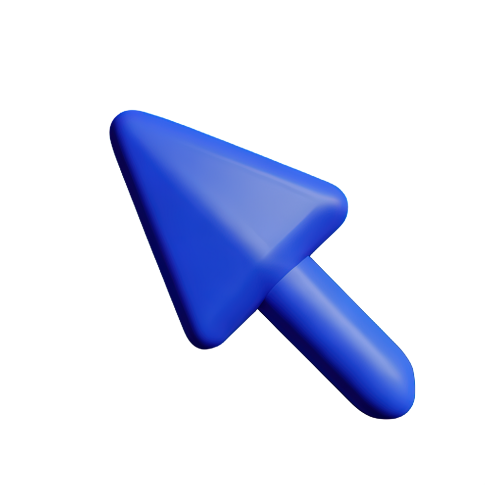 Cursor 3d element png