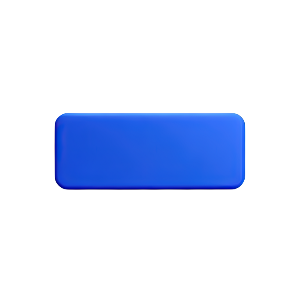 rectangle Button 3d element png