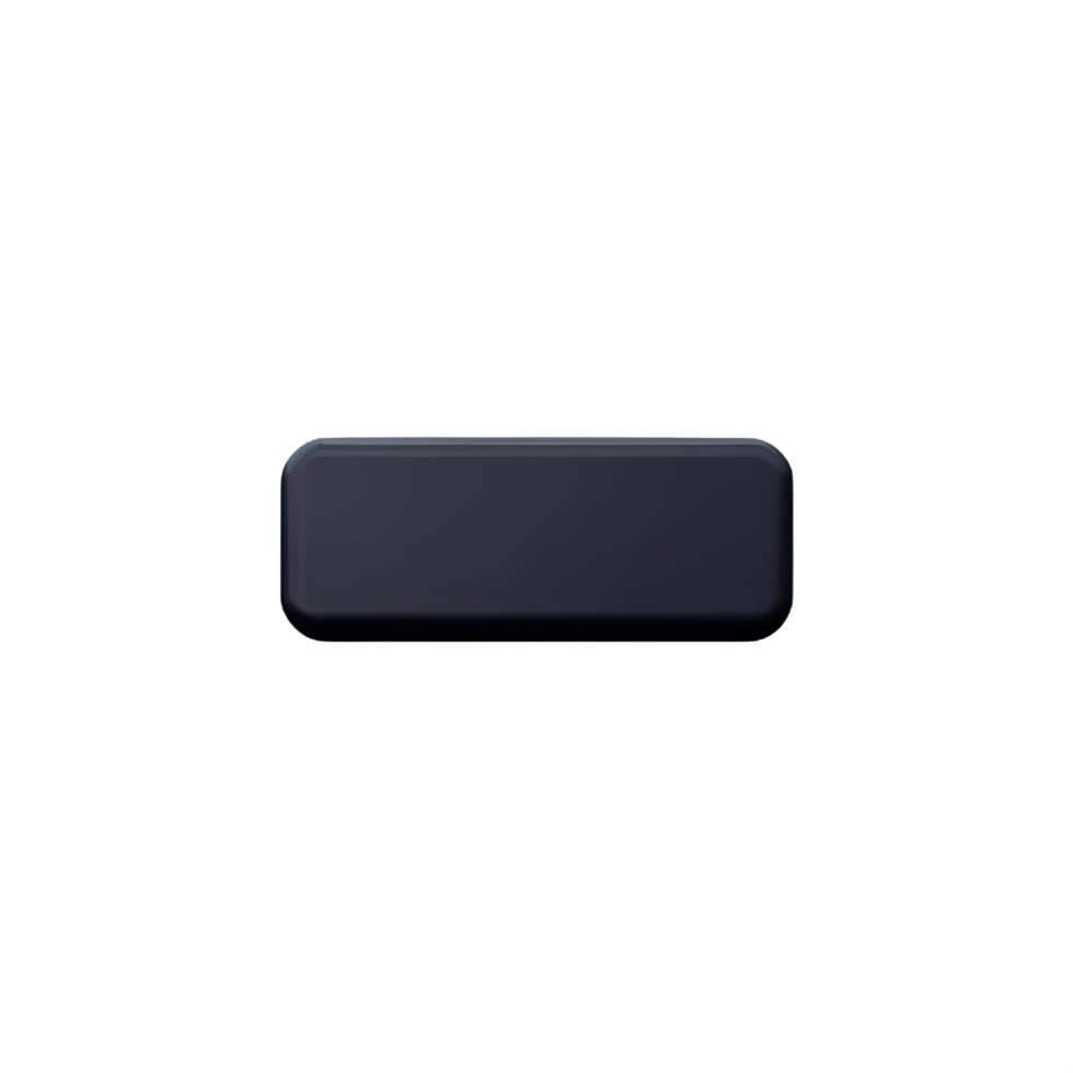 rectangle Button 3d element png