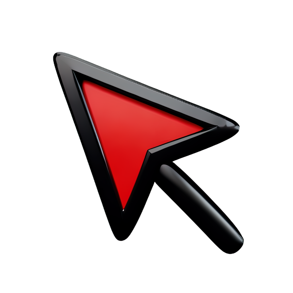 Cursor 3d element png