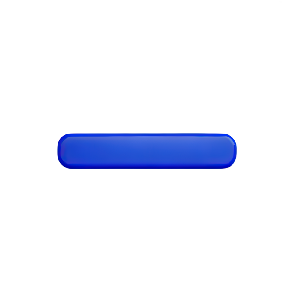 rectangle Button 3d element png