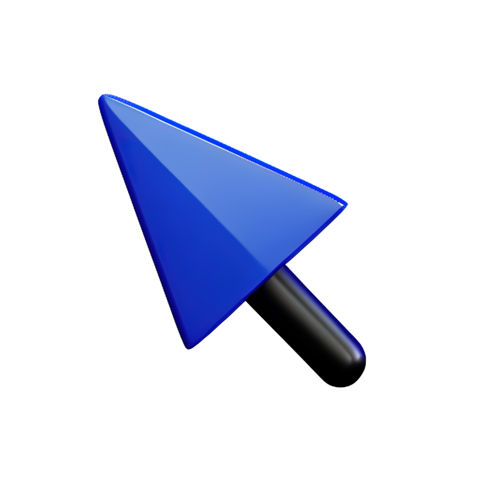 Cursor 3d element png