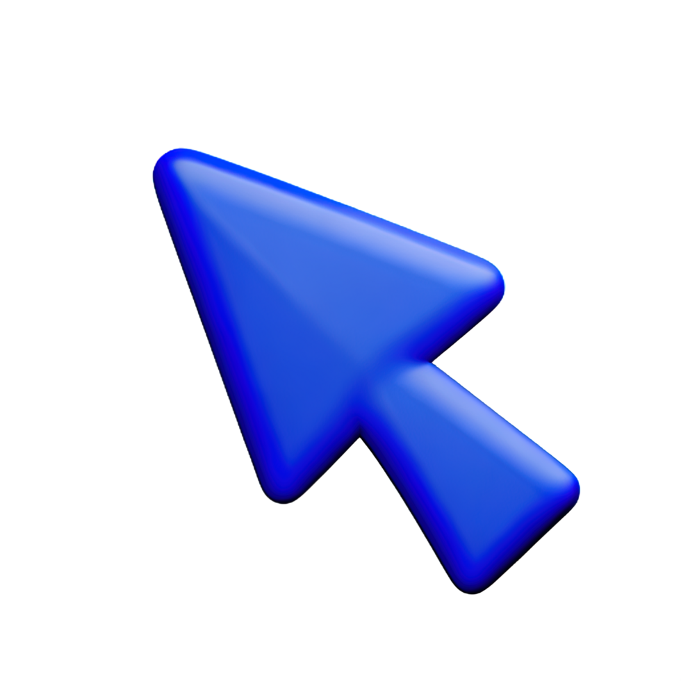 Cursor 3d element png