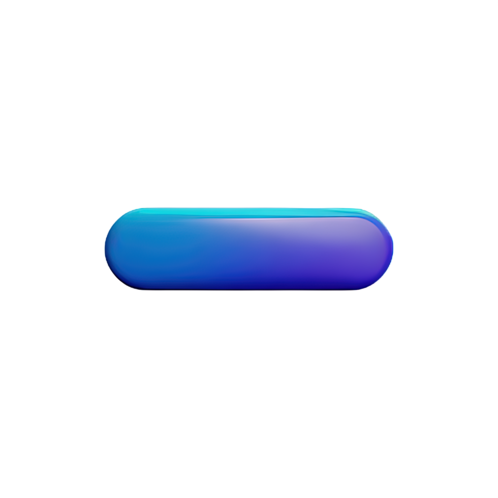 rectangle Button 3d element png