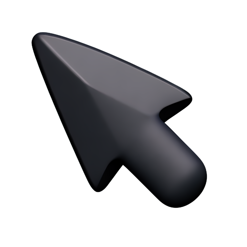 Cursor 3d element png