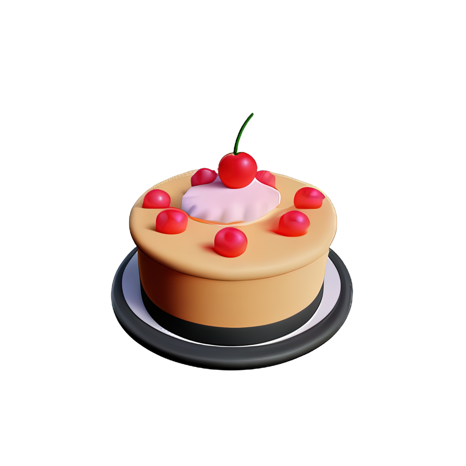 Cake 3D element 25208730 PNG
