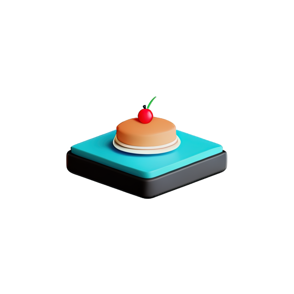 Cake 3D element png