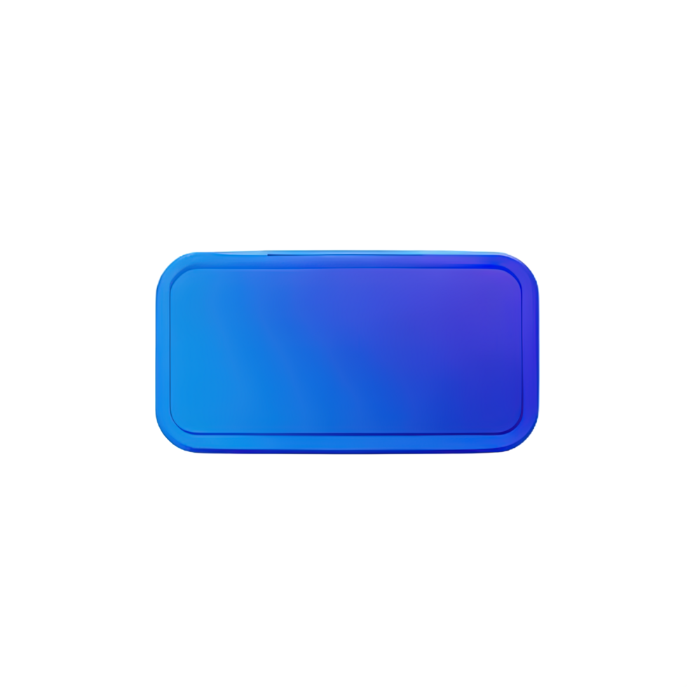 rectangle Button 3d element png