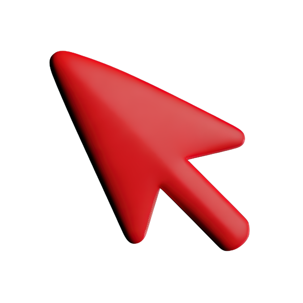 Cursor 3d element png