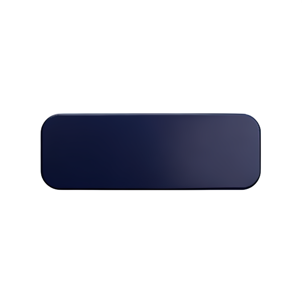 rectangle Button 3d element png