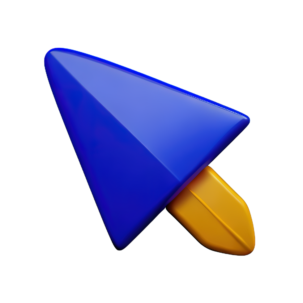 Cursor 3d element png