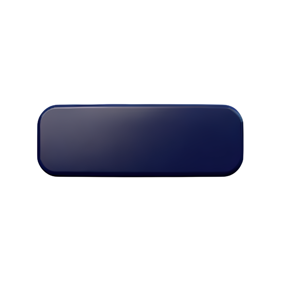 rectangle Button 3d element png