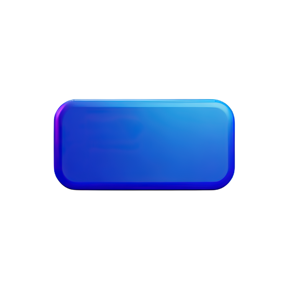 rectangle Button 3d element png