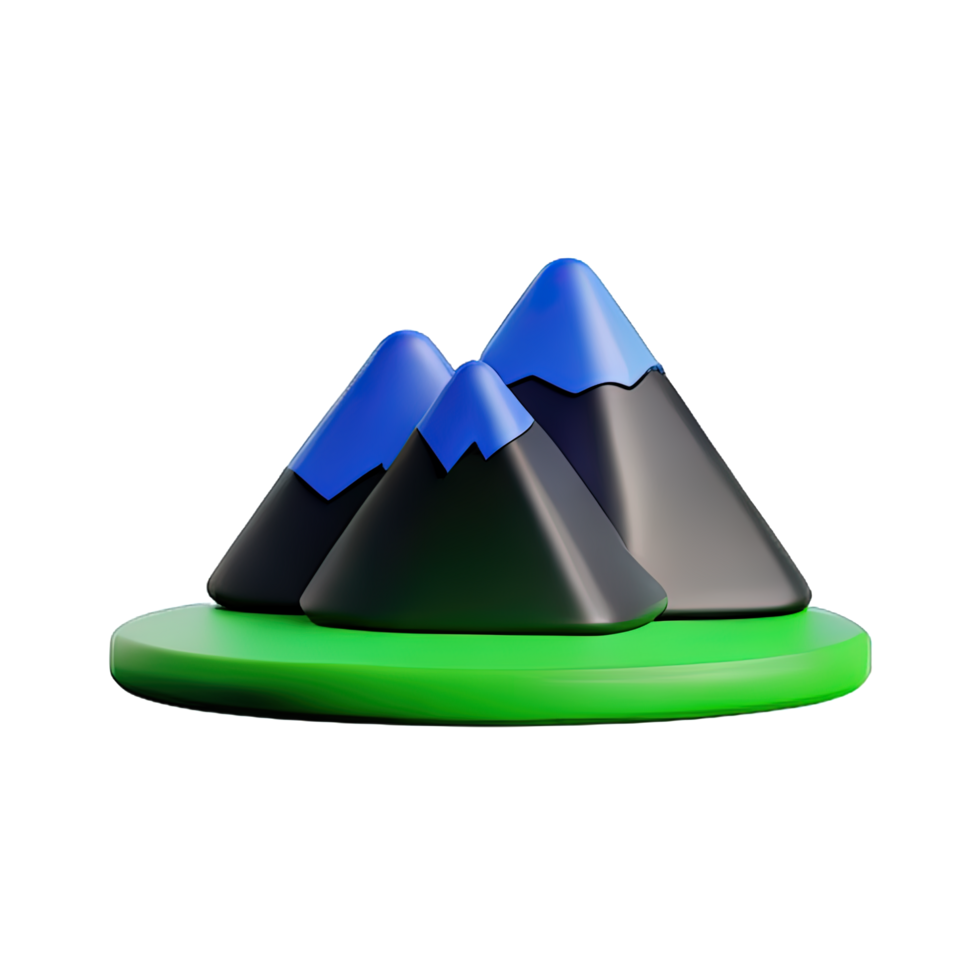 Mountain 3D Illustration png
