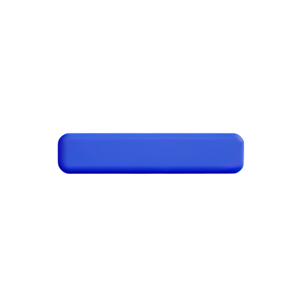 rectangle Button 3d element png