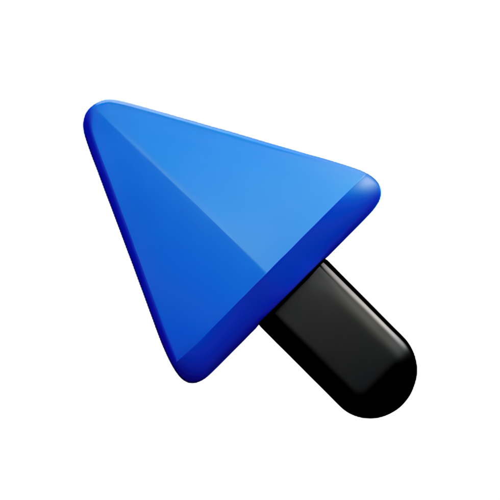 Cursor 3d element png