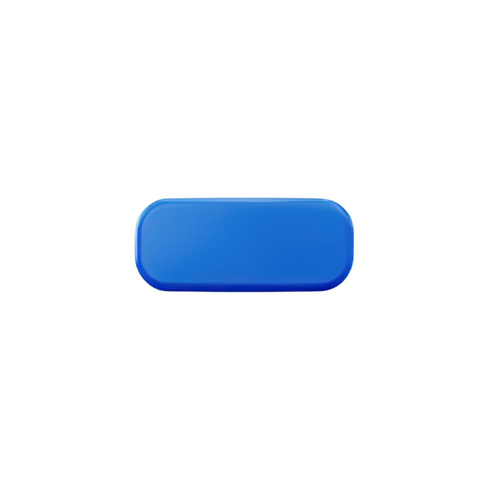 rectangle Button 3d element png