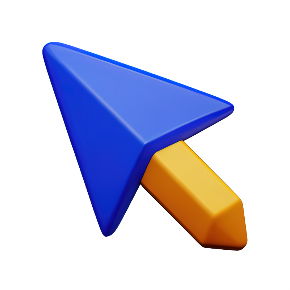 Cursor 3d element png