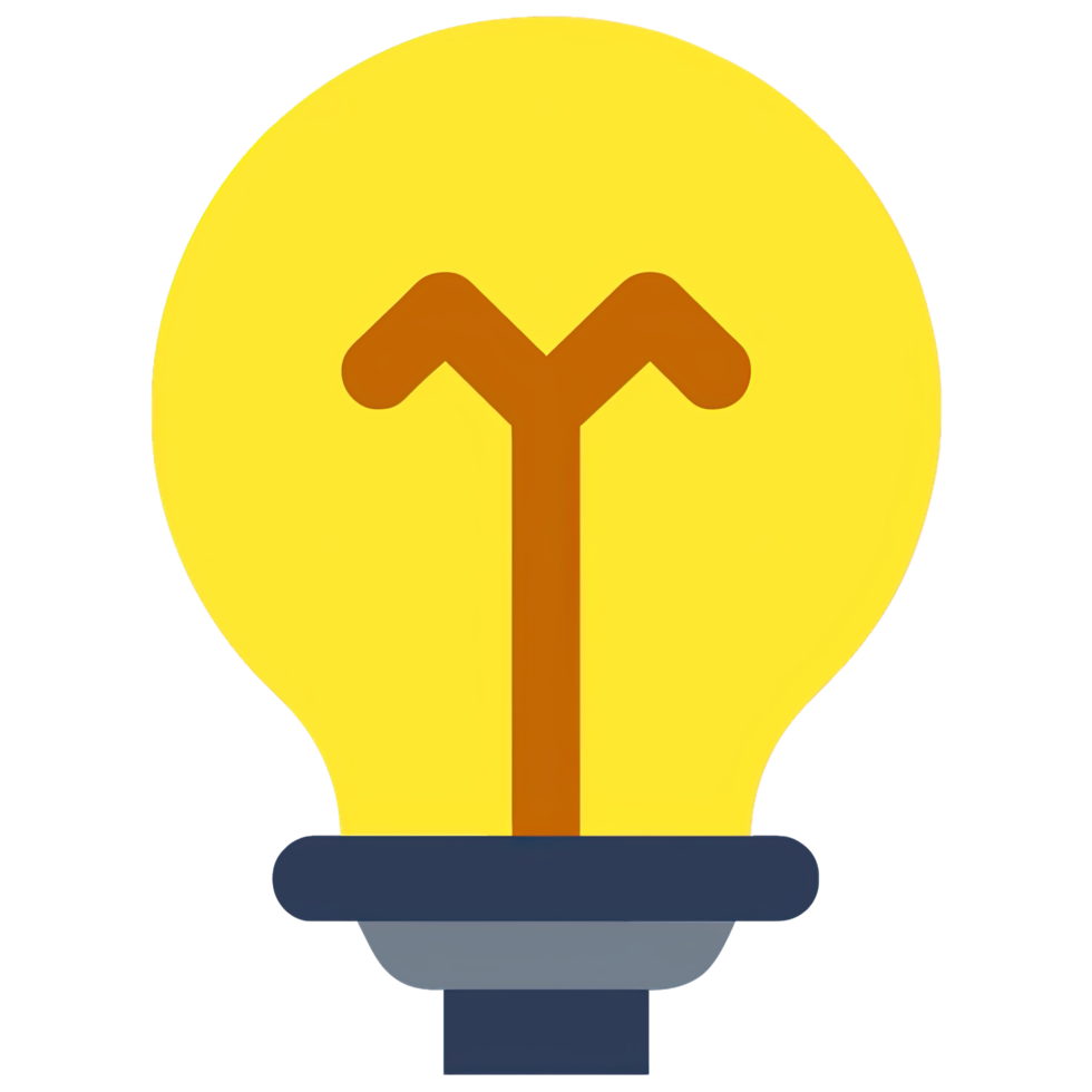 Bulb light icon png