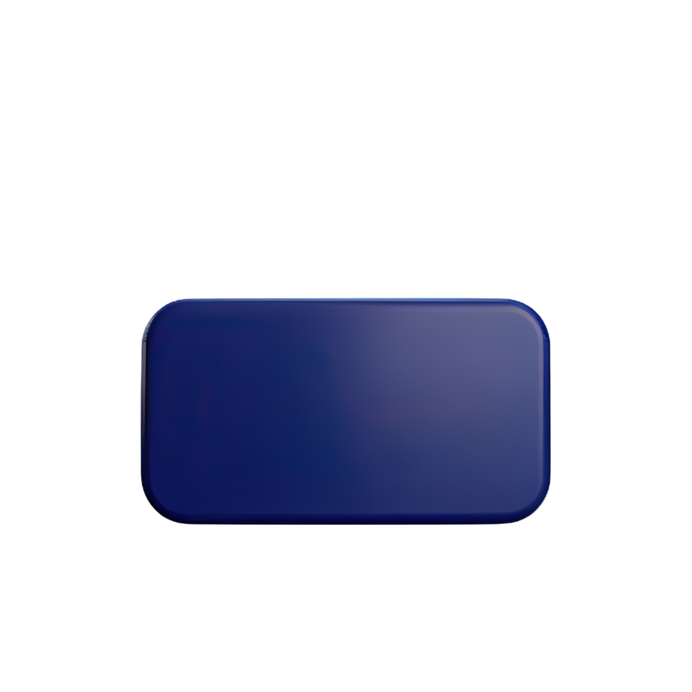 rectangle Button 3d element png