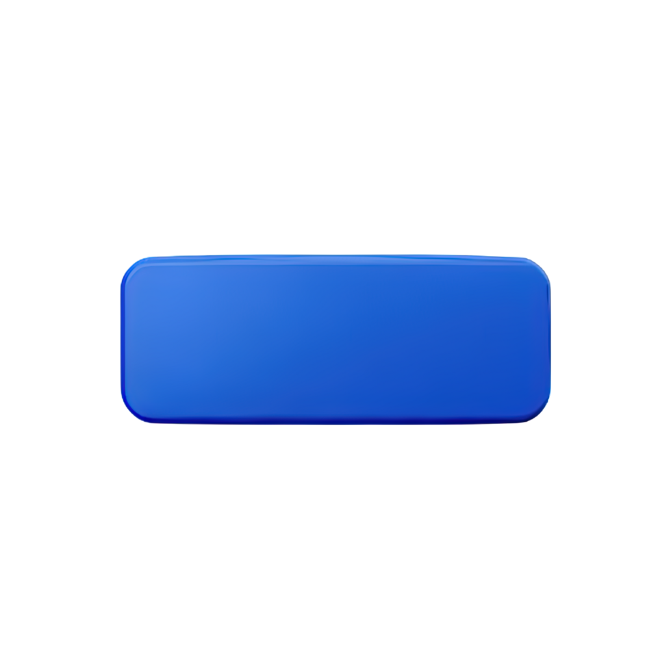 rectangle Button 3d element png