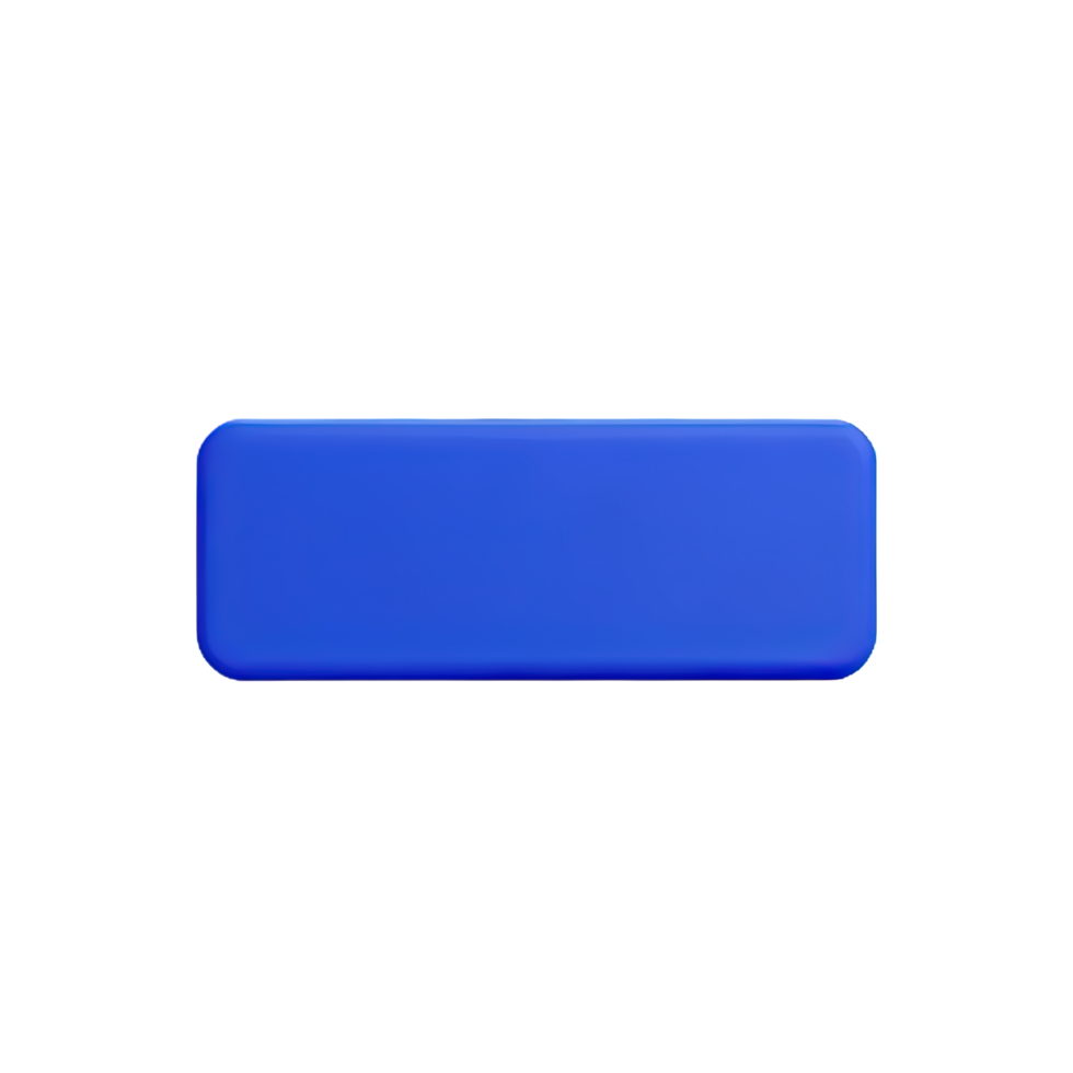 rectangle Button 3d element png