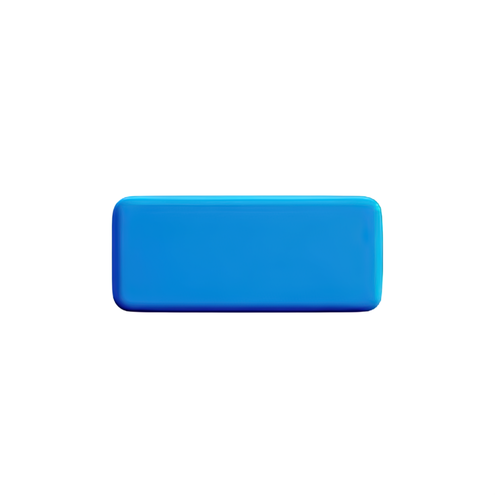 rectangle Button 3d element png