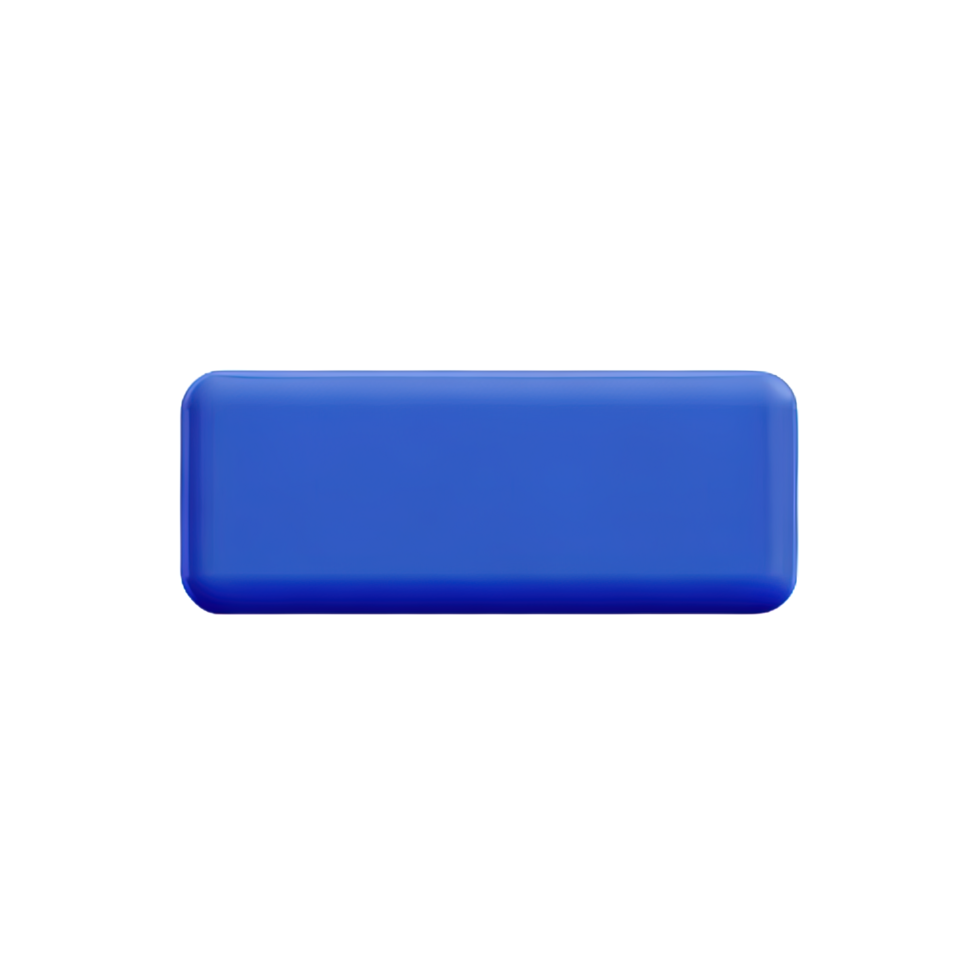 rectangle Button 3d element png
