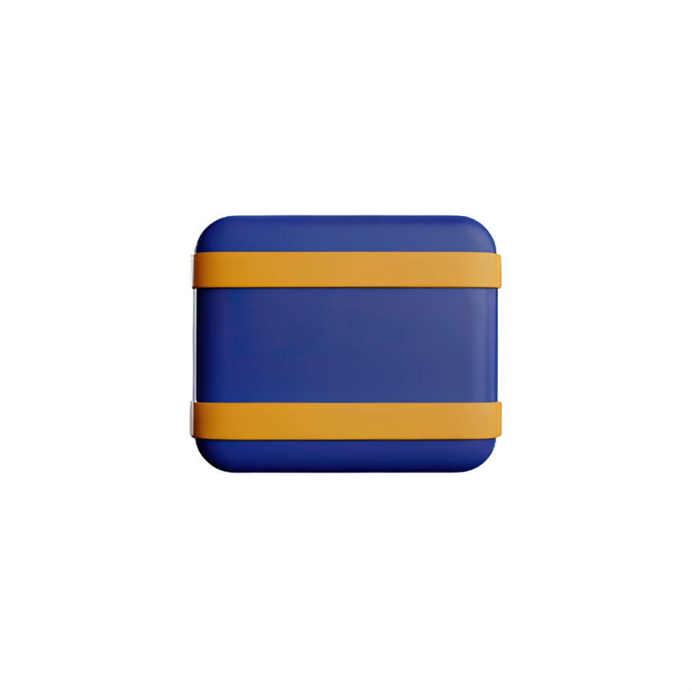 rectangle Button 3d element png