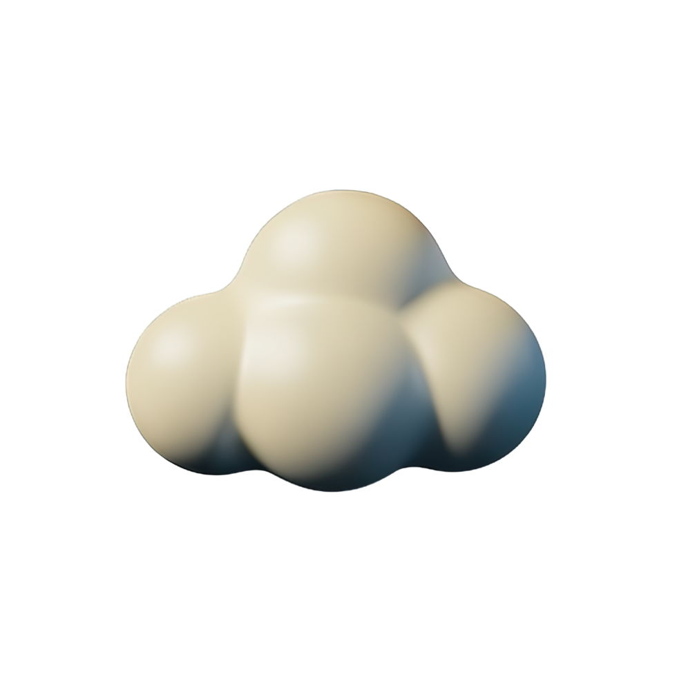 Cloud 3D Element png