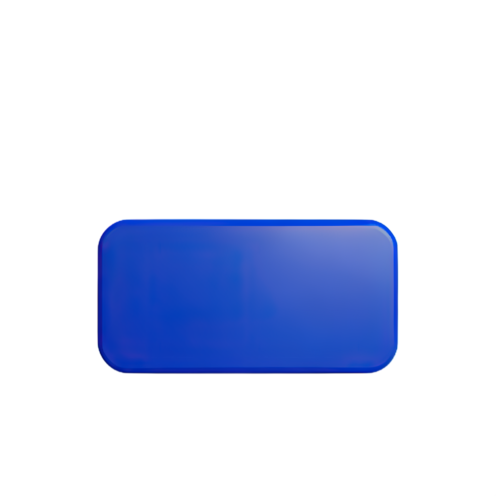 rectangle Button 3d element png