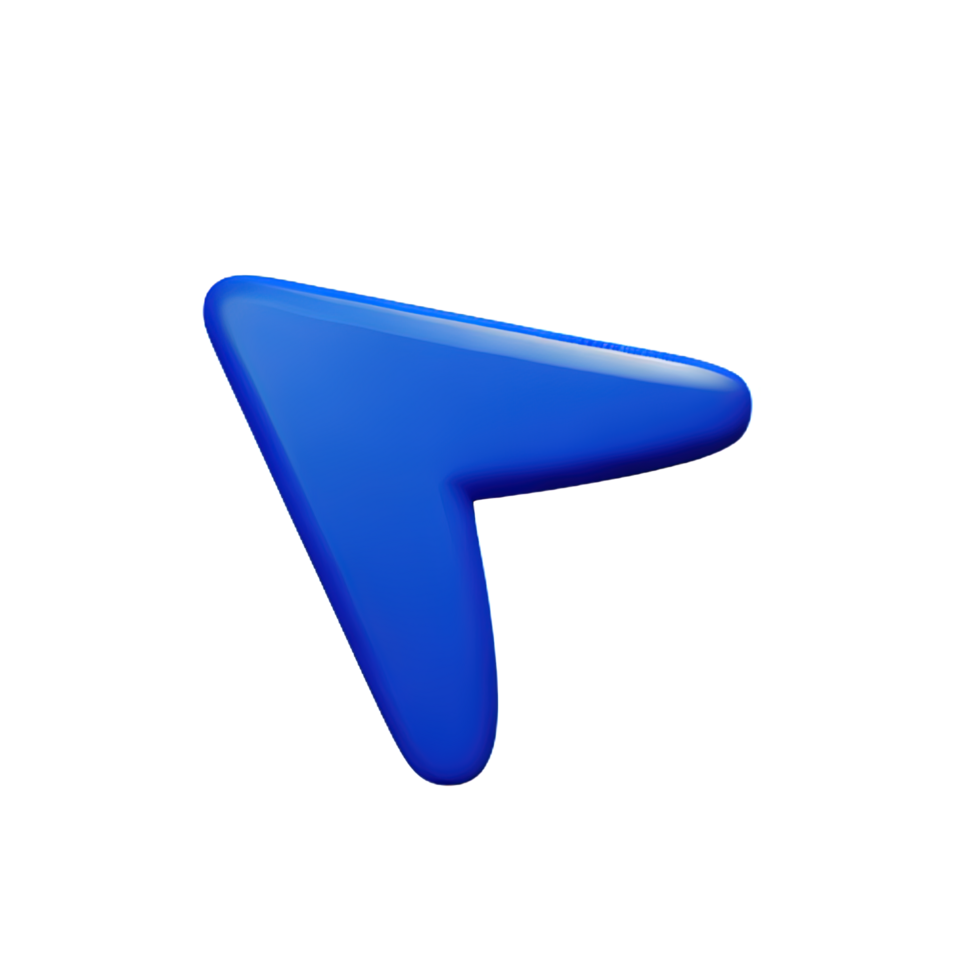 Cursor 3d element png
