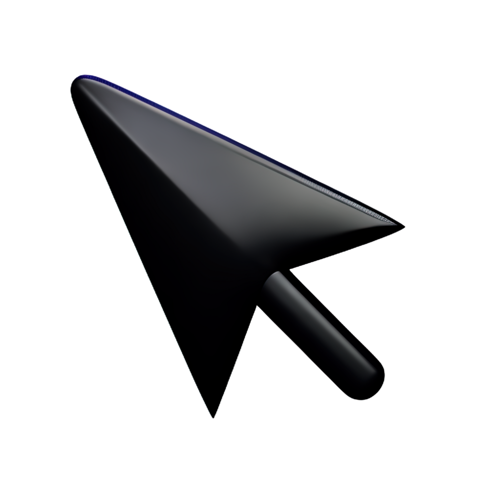 Cursor 3d element png