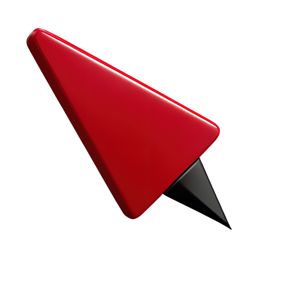 Cursor 3d element png