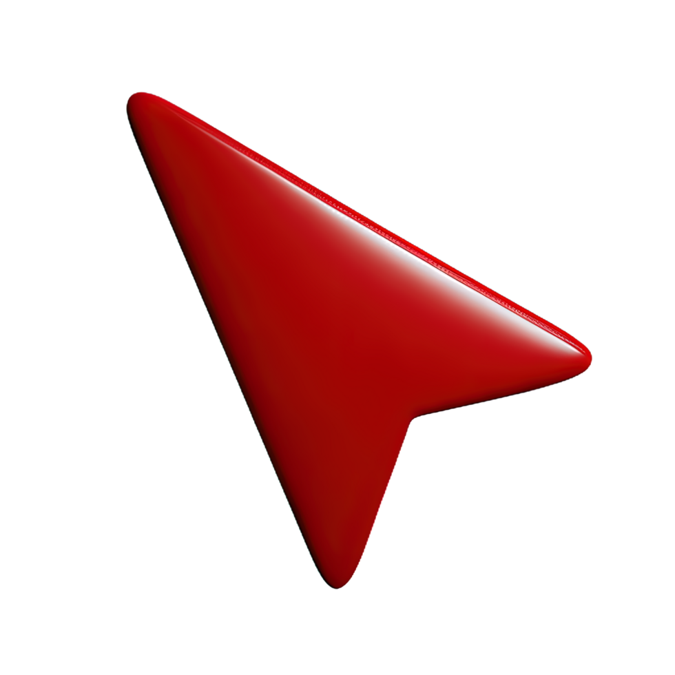 Cursor 3d element png