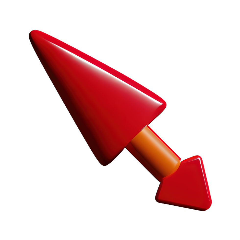 Cursor 3d element png