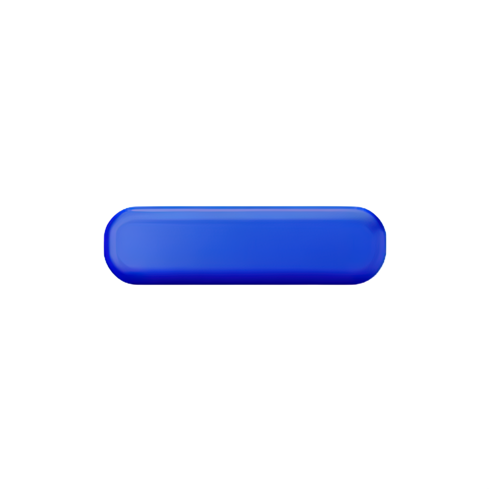 rectangle Button 3d element png