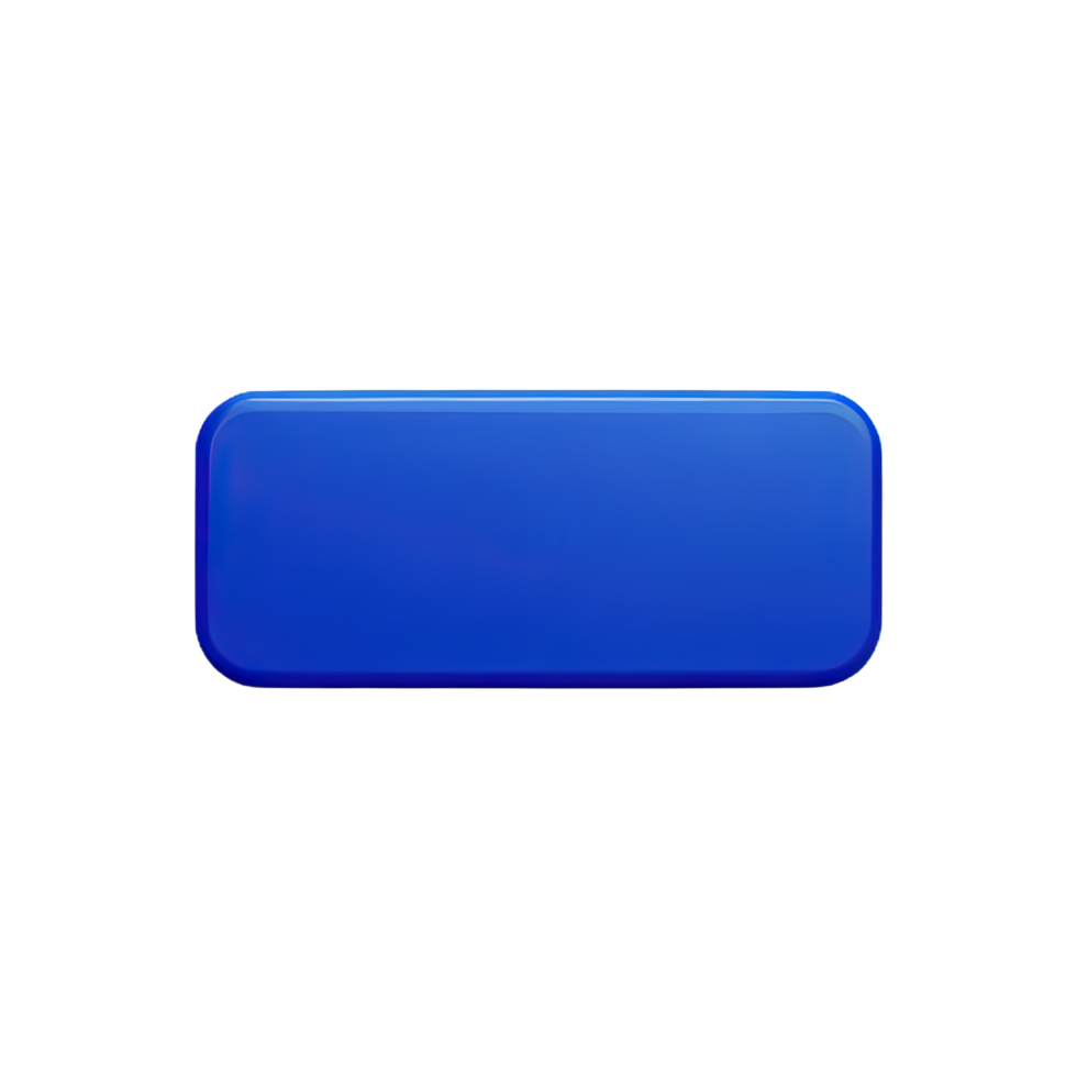 rectangle Button 3d element png