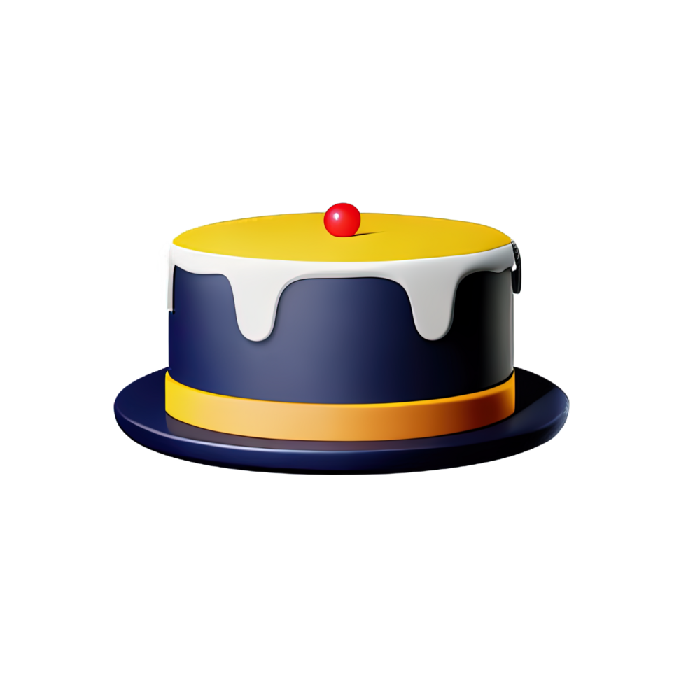 Cake 3D element png