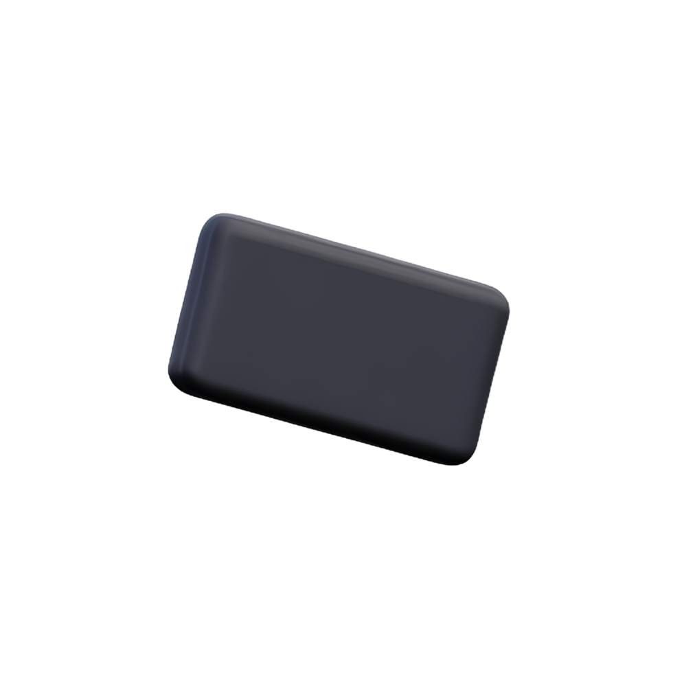 rectangle Button 3d element png