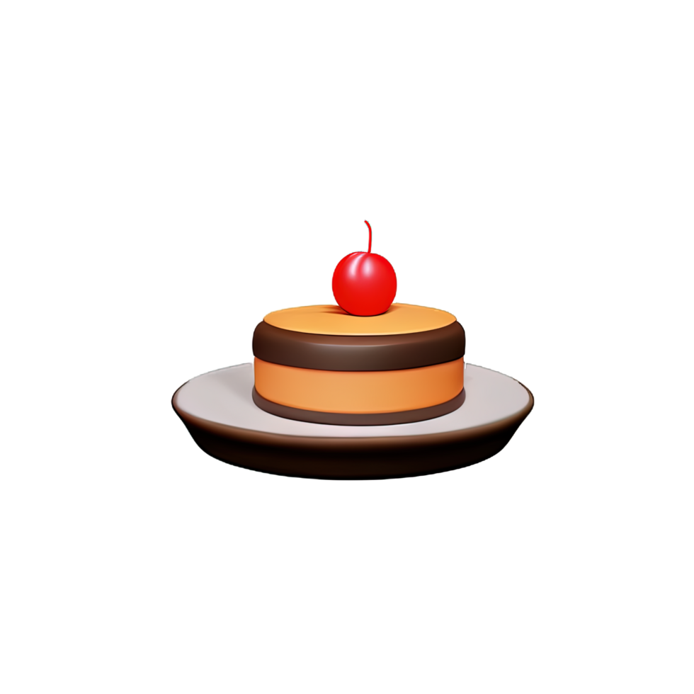 Cake 3D element png