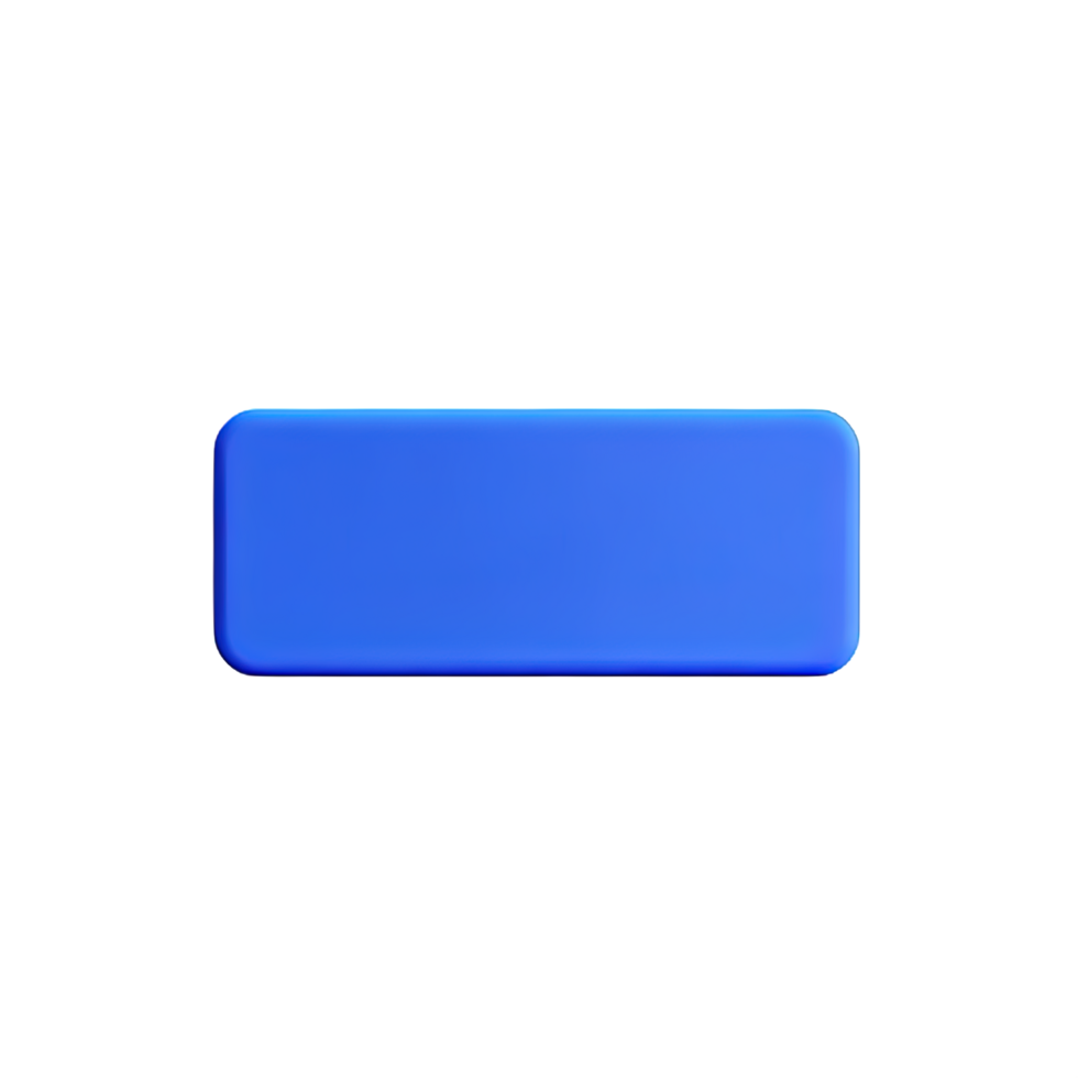 rectangle Button 3d element png