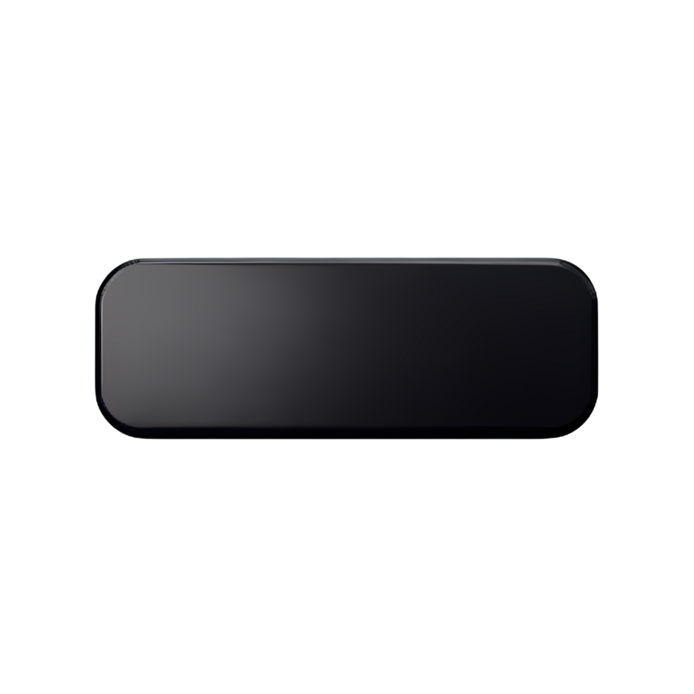 rectangle Button 3d element png