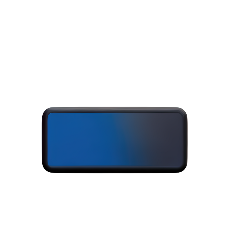 rectangle Button 3d element png