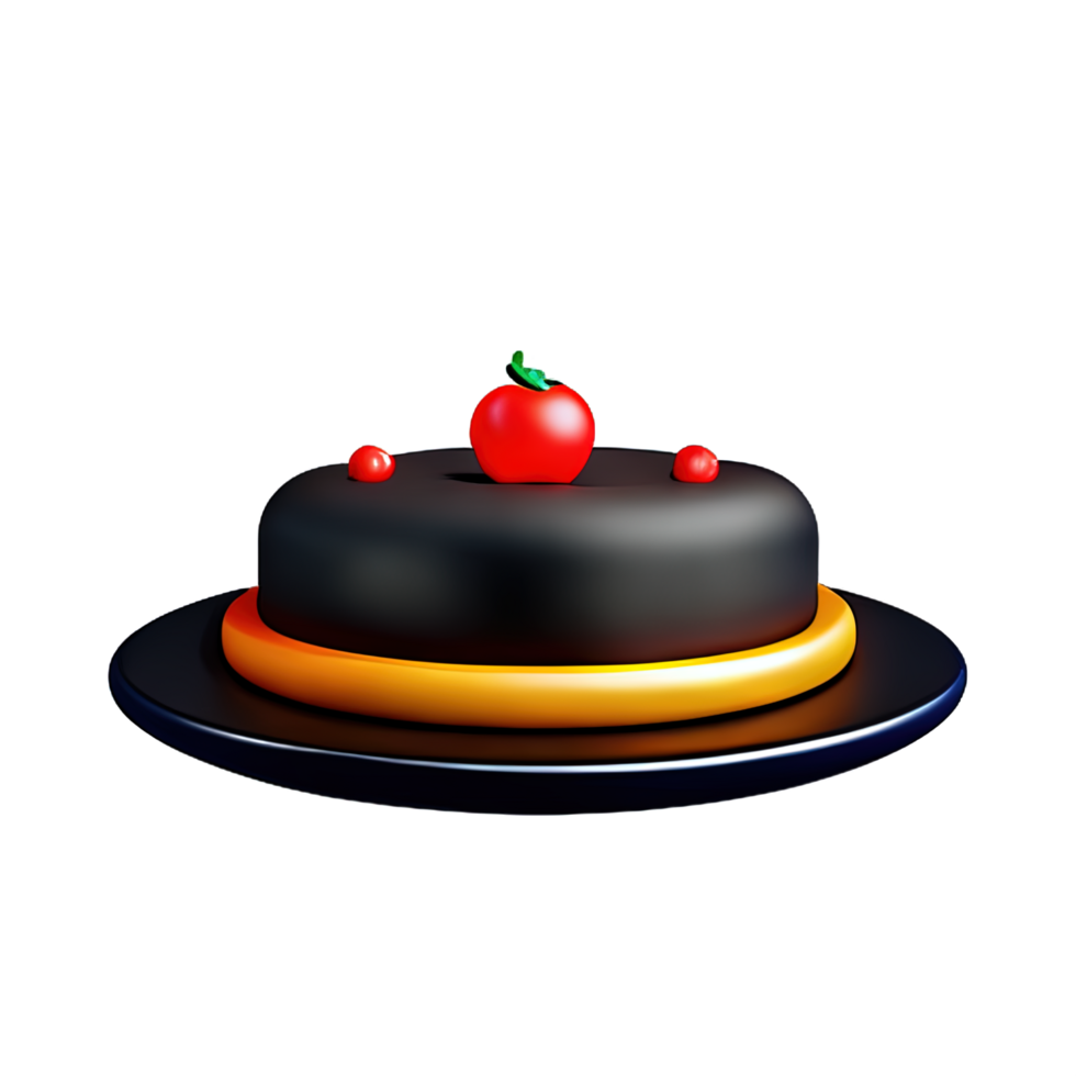 Cake 3D element png